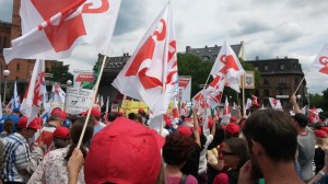 Streik, Kundgebung