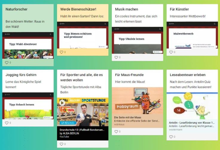 Padlet Corona-Tipps
